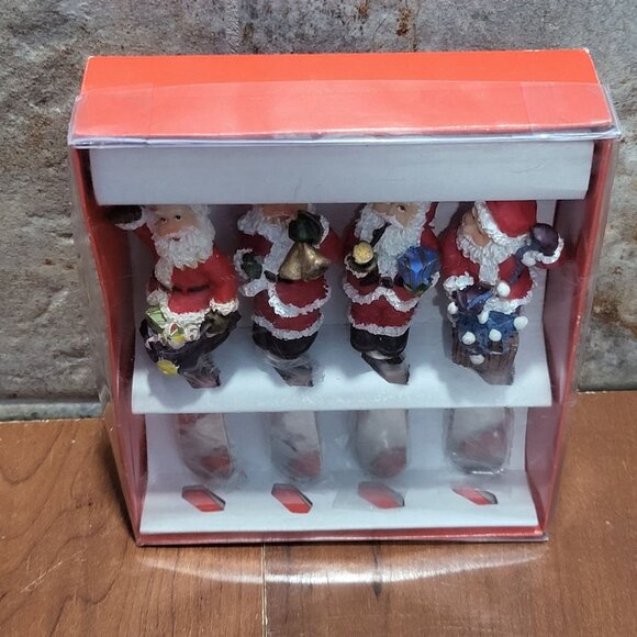 Vintage Christmas Santa Spreaders Set of 4 - Picture 7 of 13
